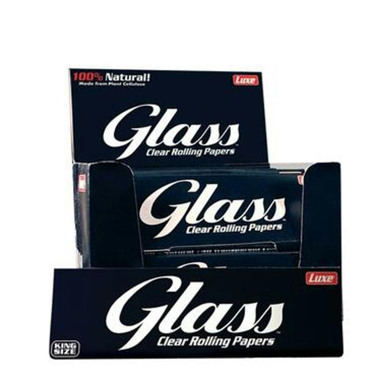 Luxe Glass King Size Clear Rolling Papers