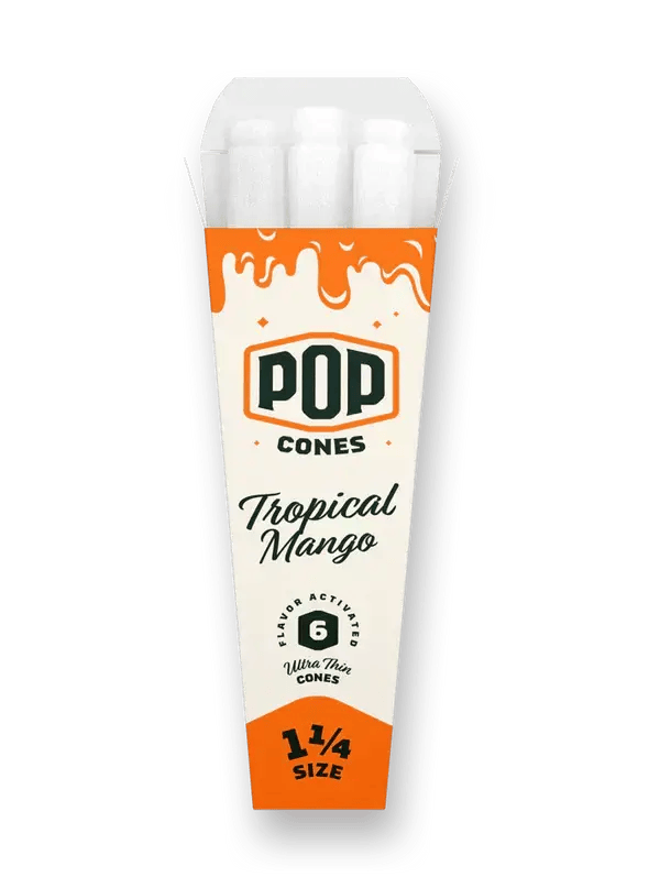 Pop Cones - Ultra Thin 1 1/4 - Tropical Mango - 6 Pop Cones