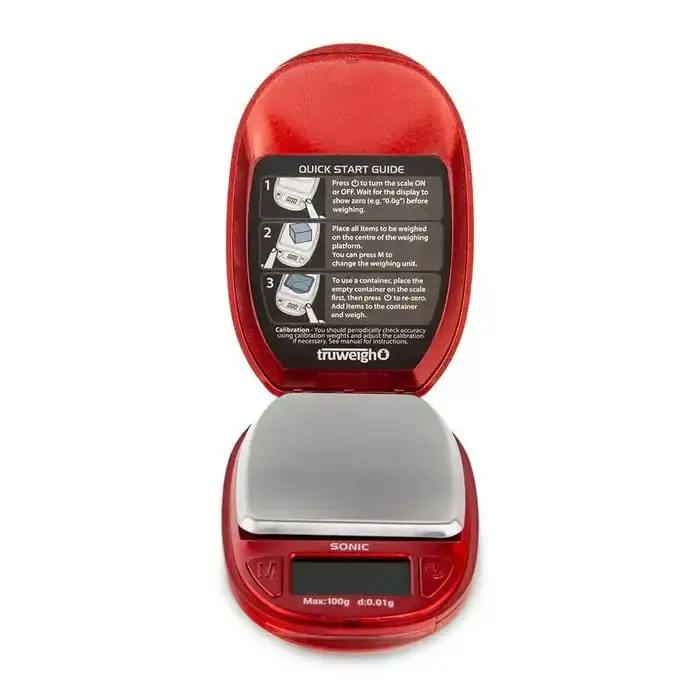 Truweigh | Sonic Scale - 100g x 0.01g - Red