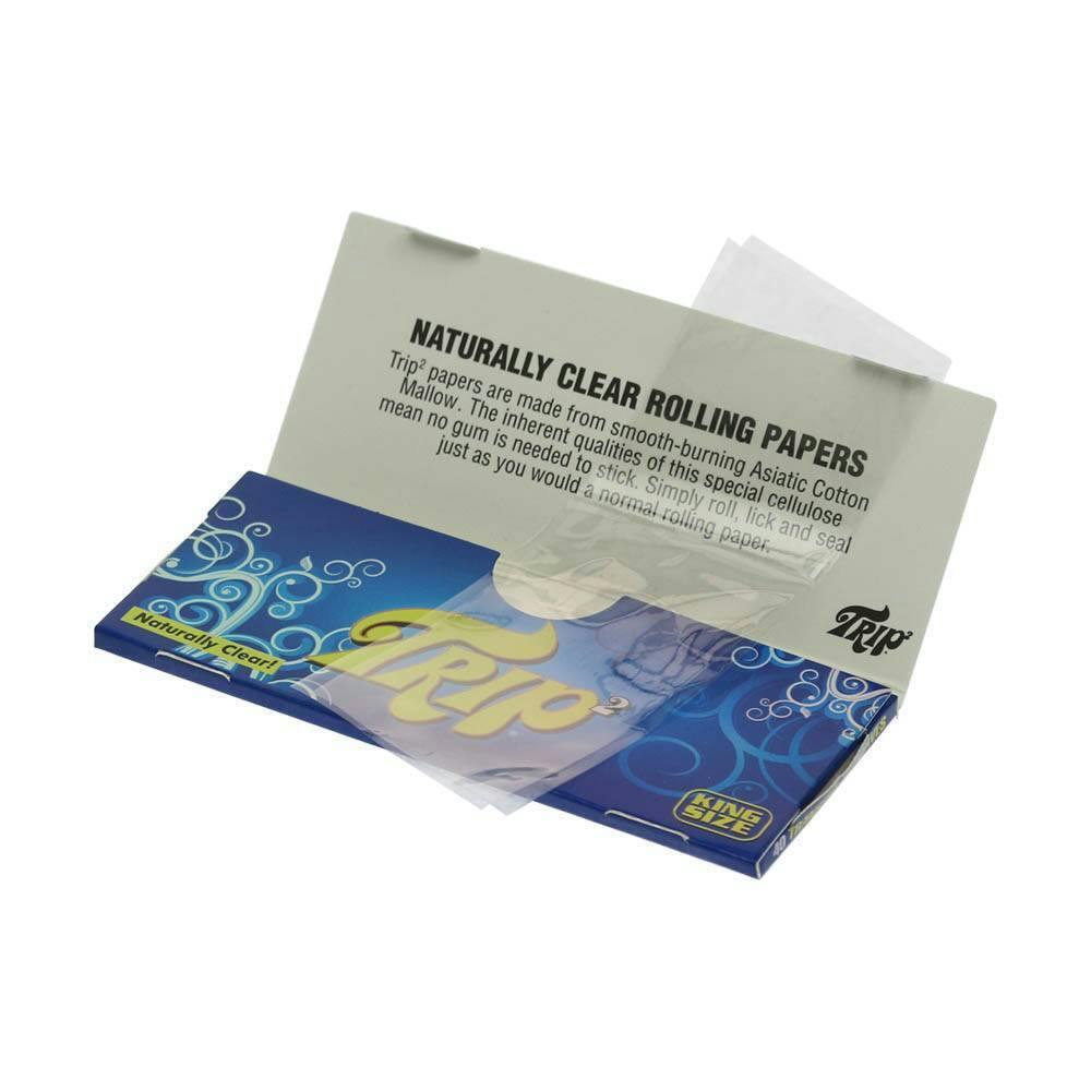 Trip2 Clear Rolling Papers - King Size