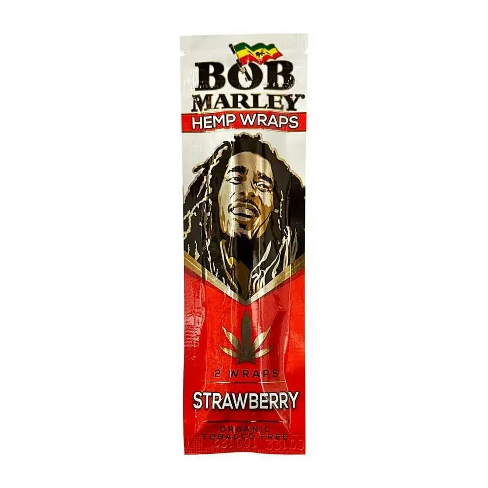 Bob Marley Organic Hemp Wraps - 2 x Strawberry Hemp Wrap