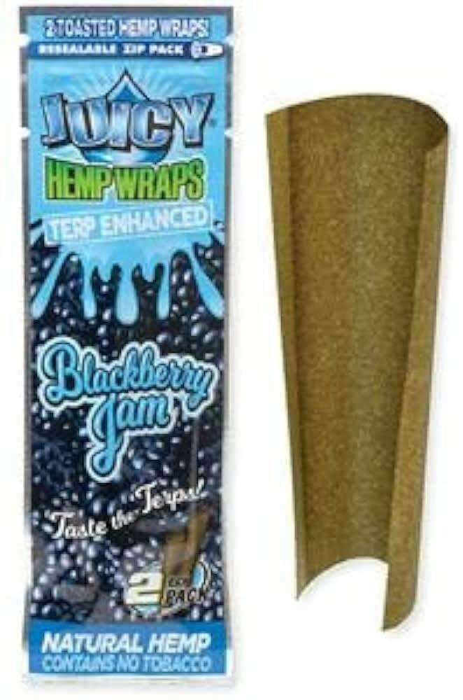 TERP Enhanced Blackberry Jam Hemp Wraps