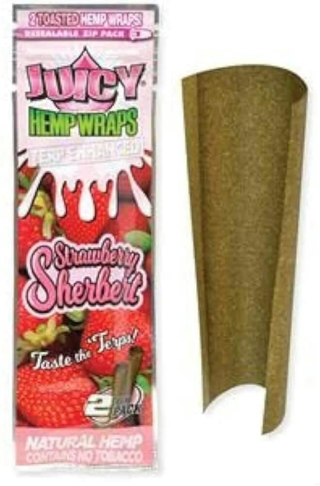 TERP Enhanced Strawberry Sherbert Hemp Wraps