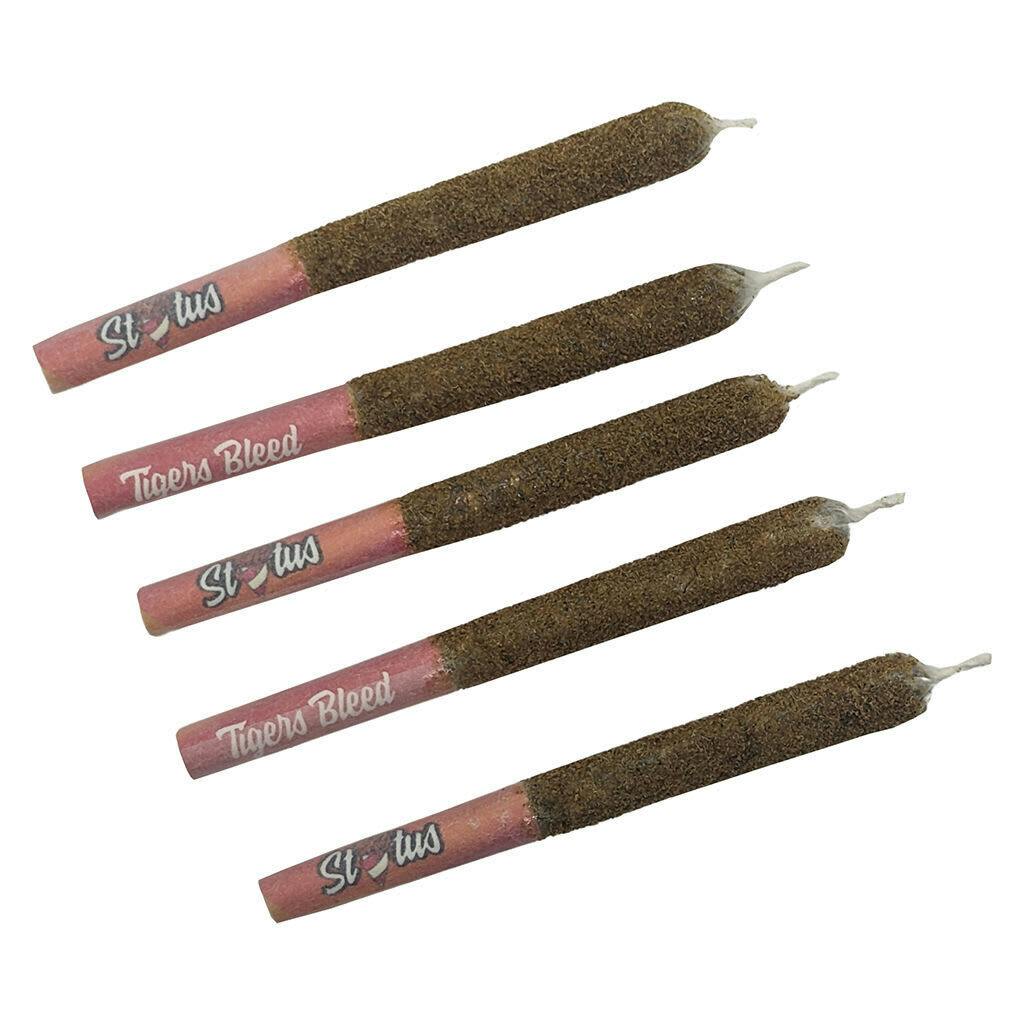 Tigers Bleed Liquid Diamond Infused Kief Coated Pre-Roll 5x