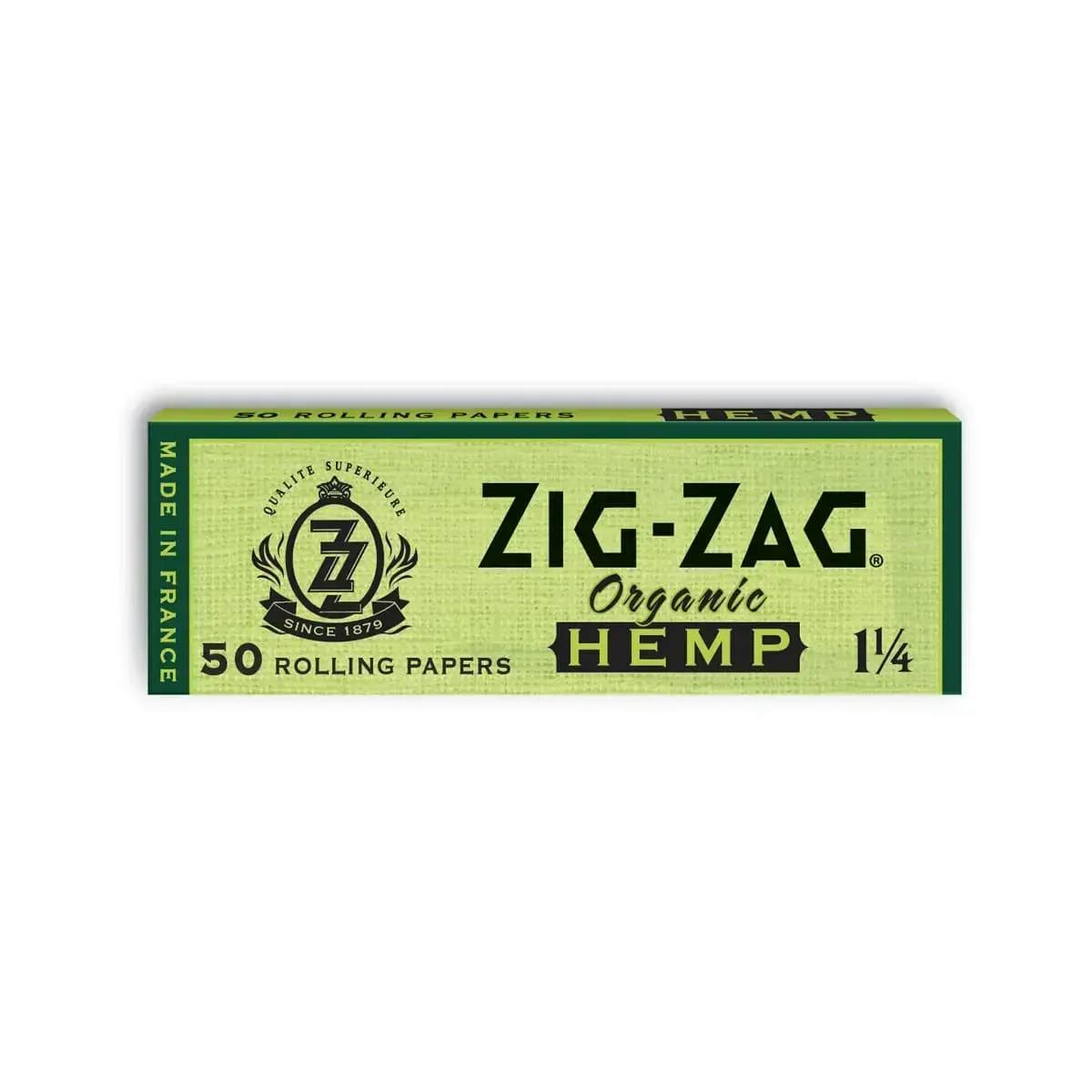 Zig Zag Organic Hemp Papers - 1 1/4 Size