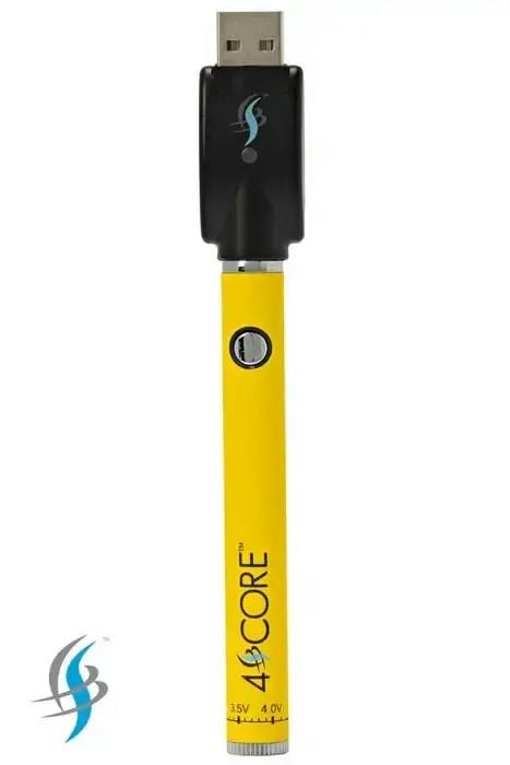 4 Score | 350 mAh Twist Control Battery + USB charger | Yellow