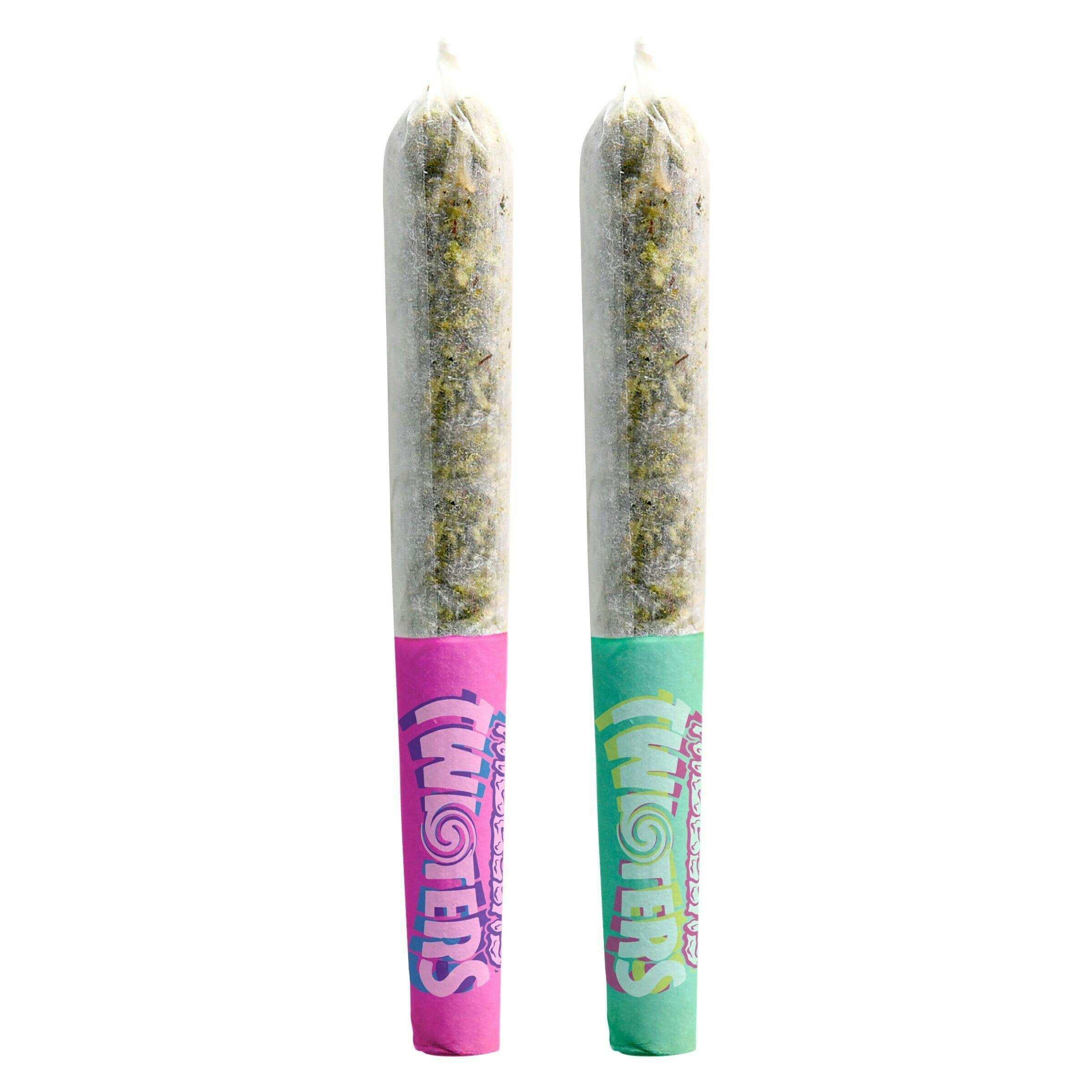 Twisters - Rainbow Booty + Bubba Bomb Infused Pre-Roll 2x