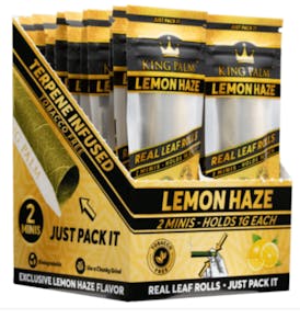 King Palm Mini Lemon Haze 2pk