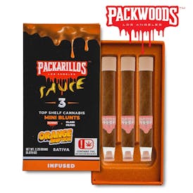 Packarillos Orange Eruption Infused Blunt 3pk
