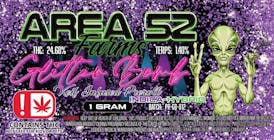 Area 52 Glitter Bomb Kief Infused Preroll