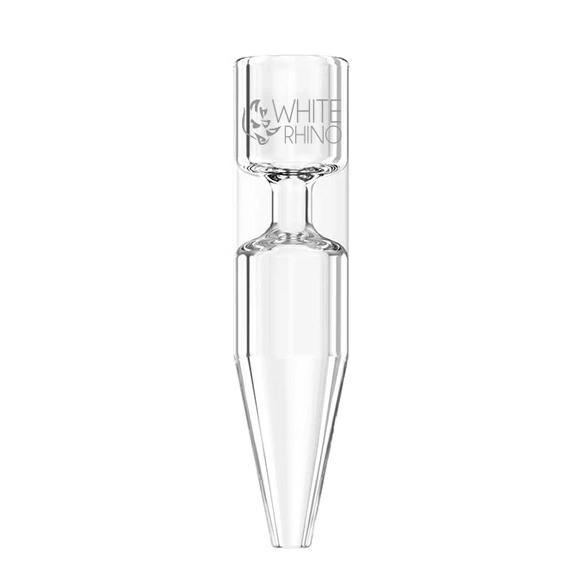 White Rhino Chillum to Straw Tip (Pyrex)