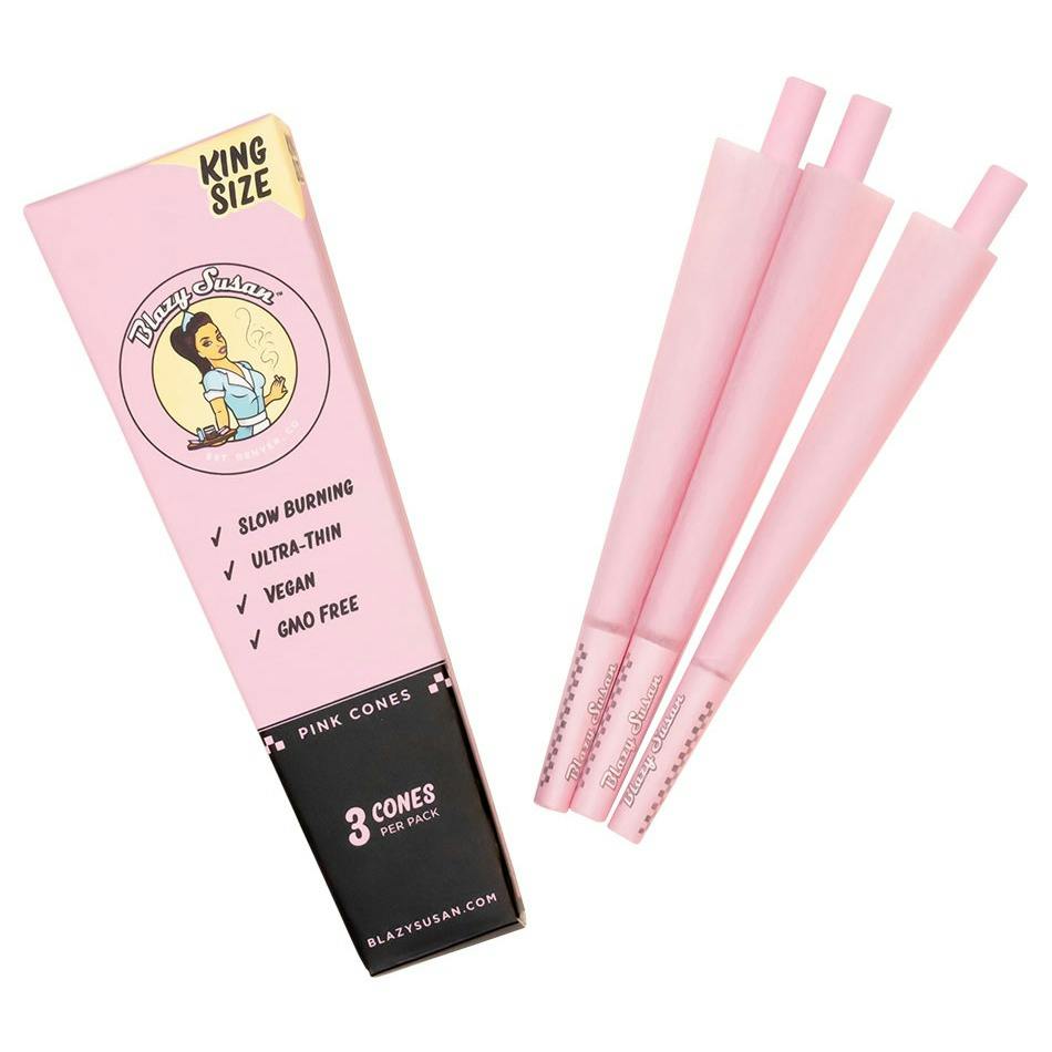 Blazy Susan Pink Cones King Size 3pk