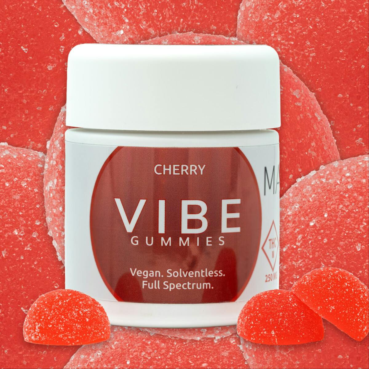 100MG CHERRY VEGAN LIVE ROSIN GUMMIES at SWADE Dispensary Warrensburg