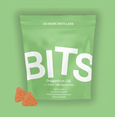 Bits Dragonfruit Lol 1:1 THC:CBC 20 Pack 100mg