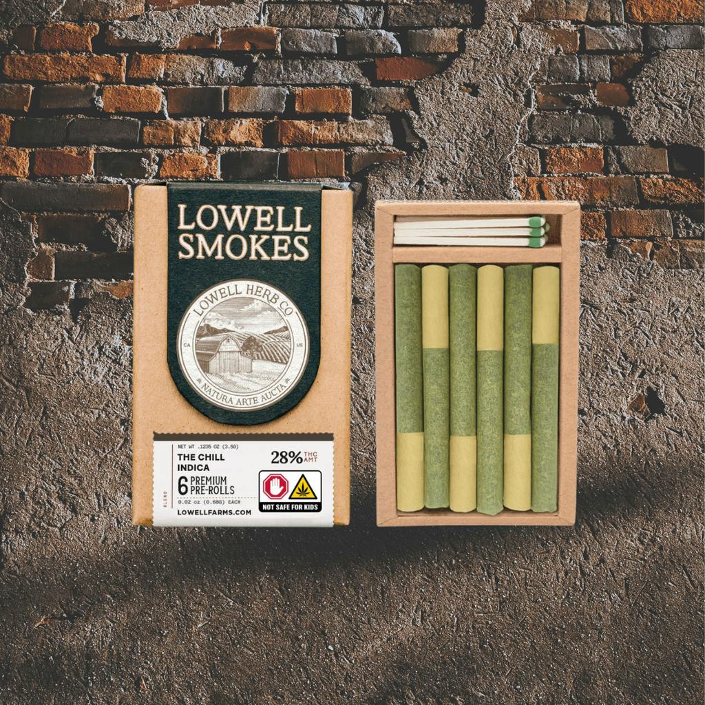 Lowell The Chill Indica 6 Pack 3.5g