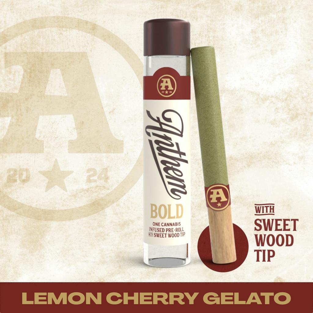 Anthem BOLD (Infused) Lemon Cherry Gelato with Wood Tip Single 1g