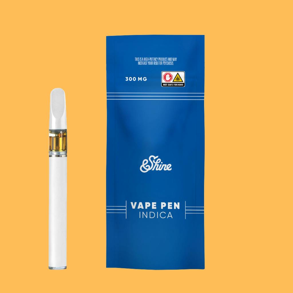&Shine Northern Lights Disposable 2g cannabis product