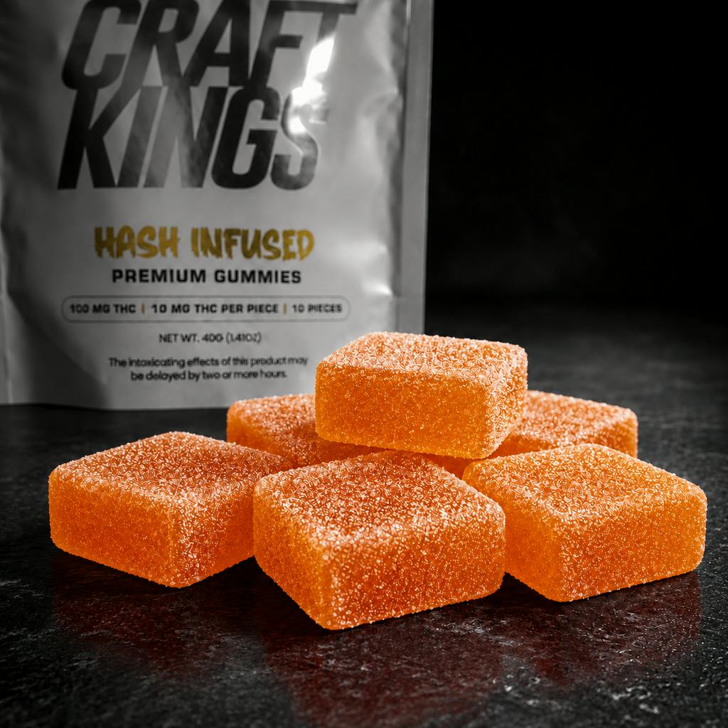 Craft Kings Peach Hash Infused 10 Pack 10mg