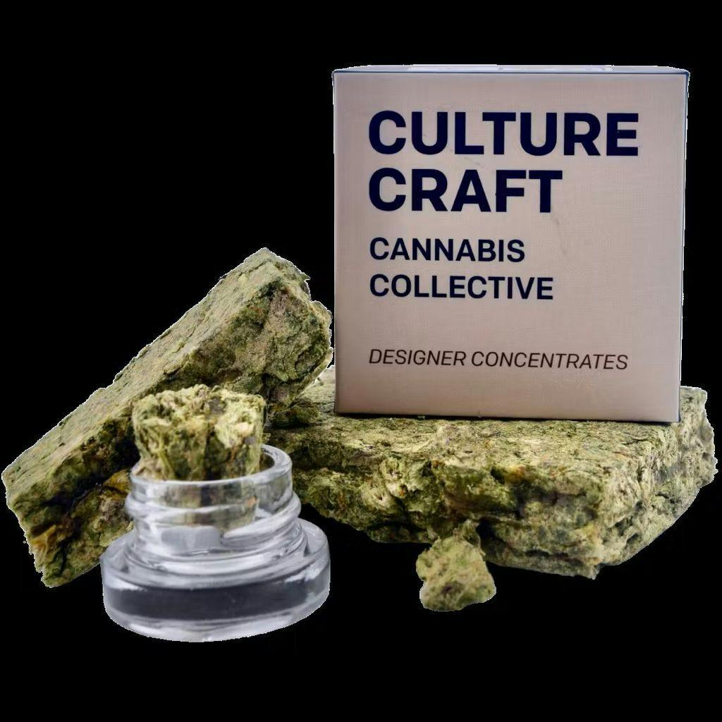 Culture Craft Cannabis Collect Bubba Kush Blueberry Jam Hash Macaroon 1g cannabis product