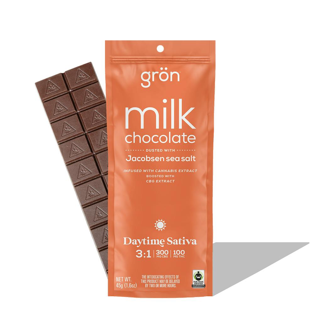 Gron 3:1 Milk Chocolate - CBG/THC 10 Pack 100mg