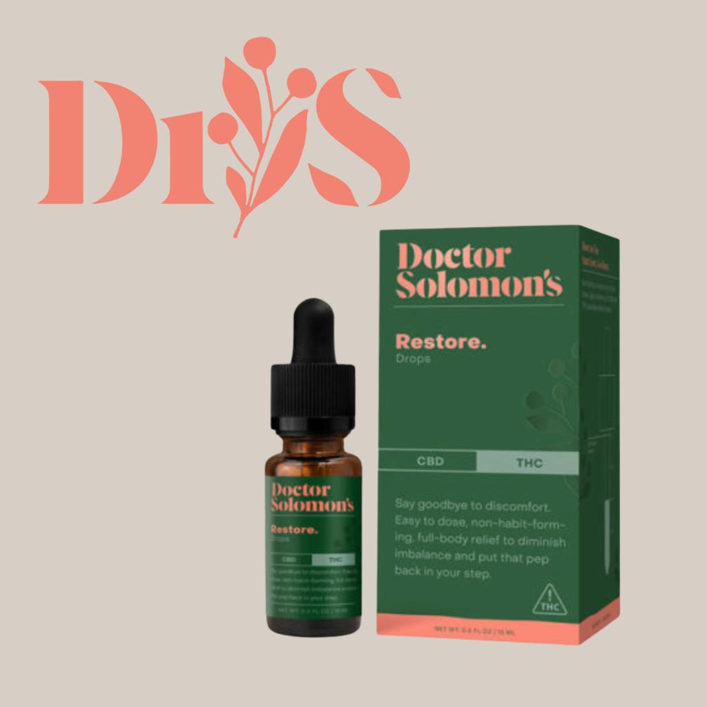 Dr. Solomon'S Restore RSO Tincture 200mg at Fire & Oak Mt Holly Dispensary - Weed Delivery