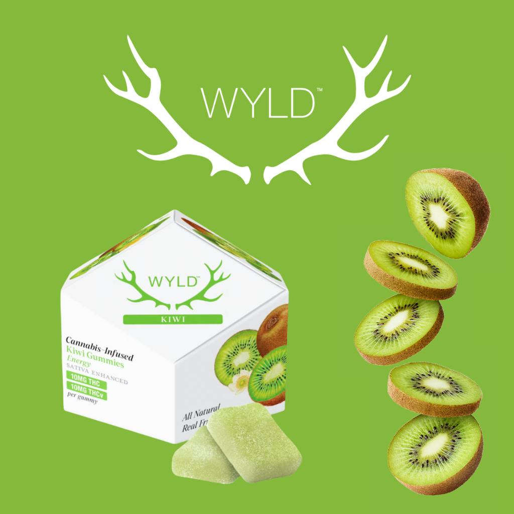 Wyld Kiwi 1:1 THC:THCV 10 Pack 100mg