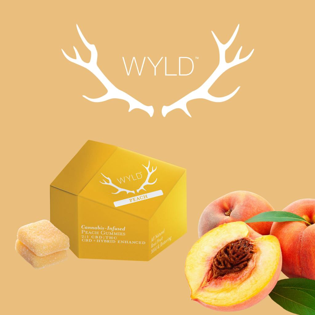 Wyld Peach 2:1 CBD:THC 10 Pack 50mg
