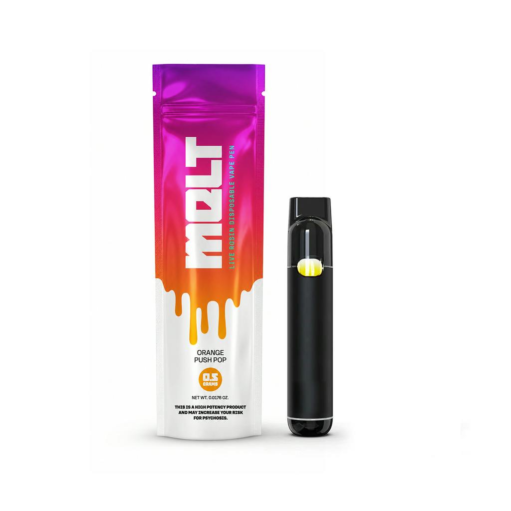 Melt Orange Push Pop Live Rosin 0.5g