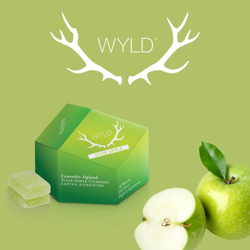 Wyld Sour Apple 10 Pack 100mg cannabis product