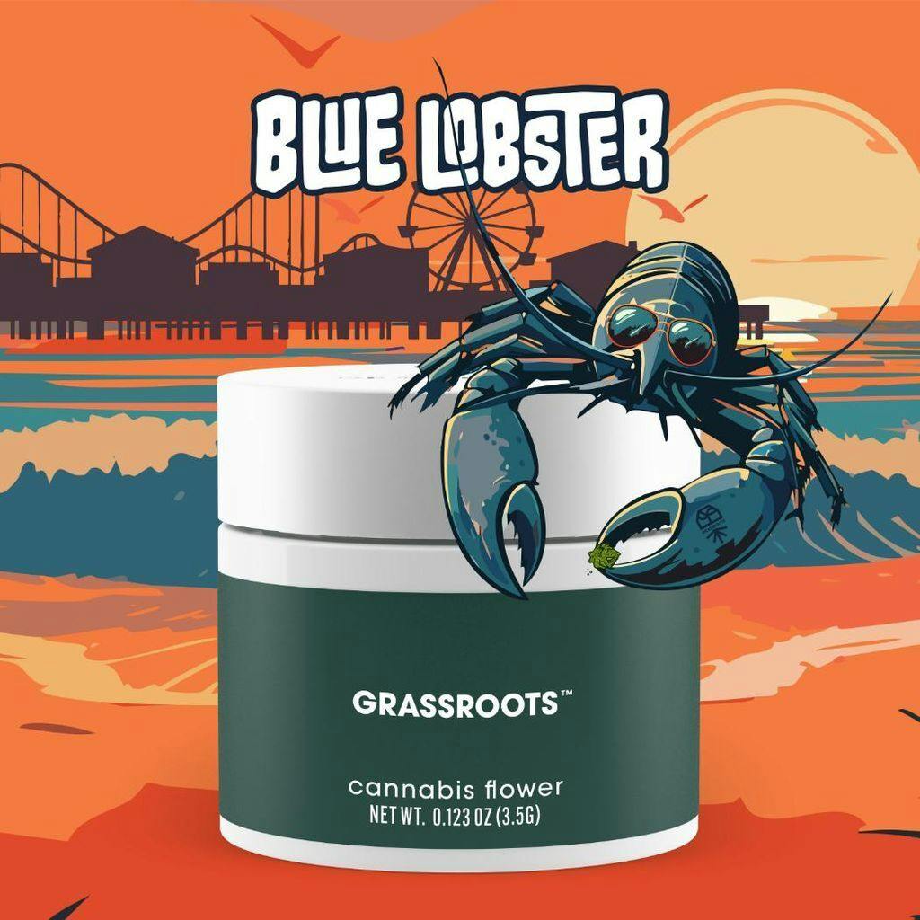 Grassroots Blue Lobster Whole Flower 3.5g T2