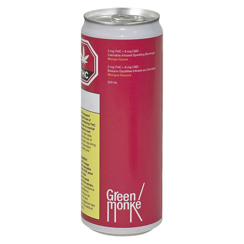 Green Monkey - Mango Guava Soda Hybrid - 1x350ml