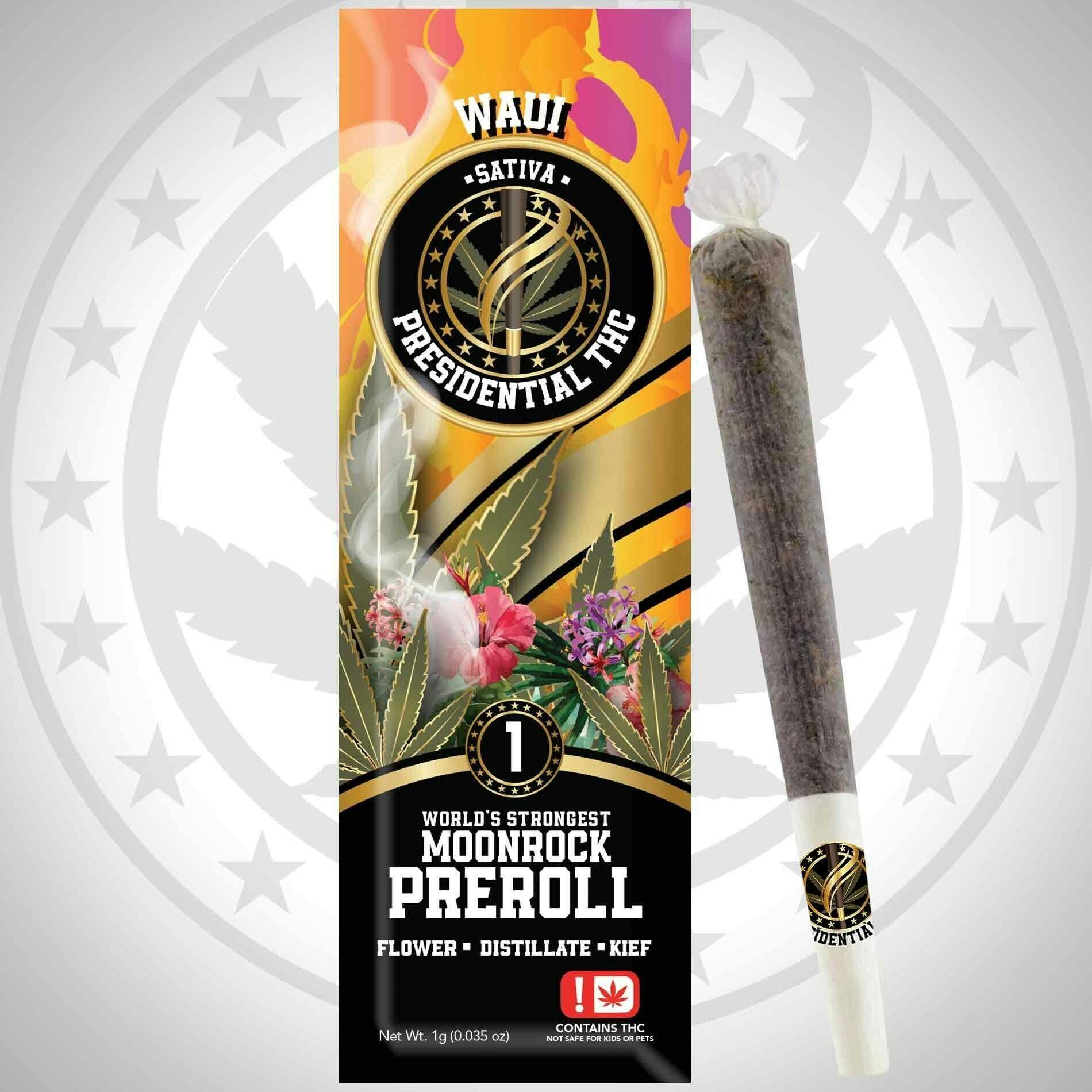 Presidential Moon Rock Preroll - Waui (1g) by Presidential