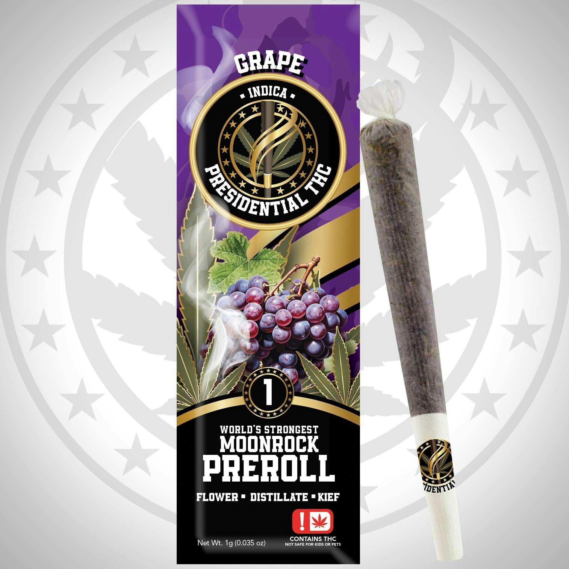 Presidential | Grape Moon Rock | Infused Joint | 1g by Presidential