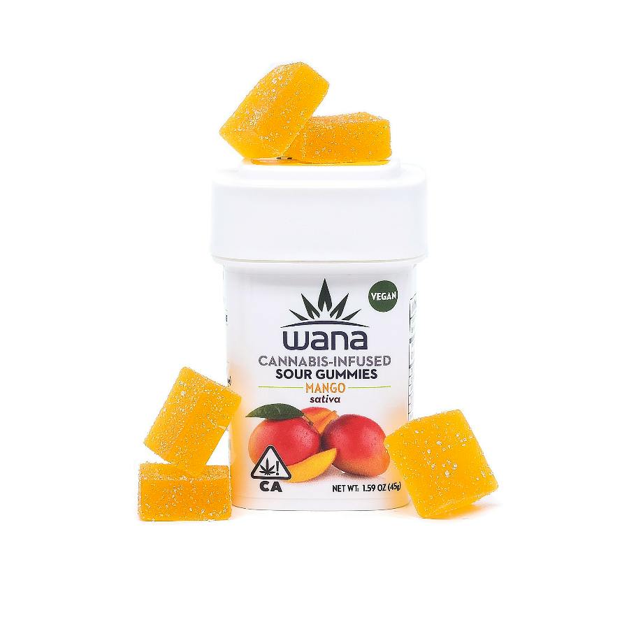 Wana - Mango (Sativa) - Gummies (100mg)