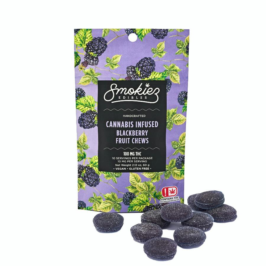 Smokiez - Blackberry (Indica) - Gummies (100mg)