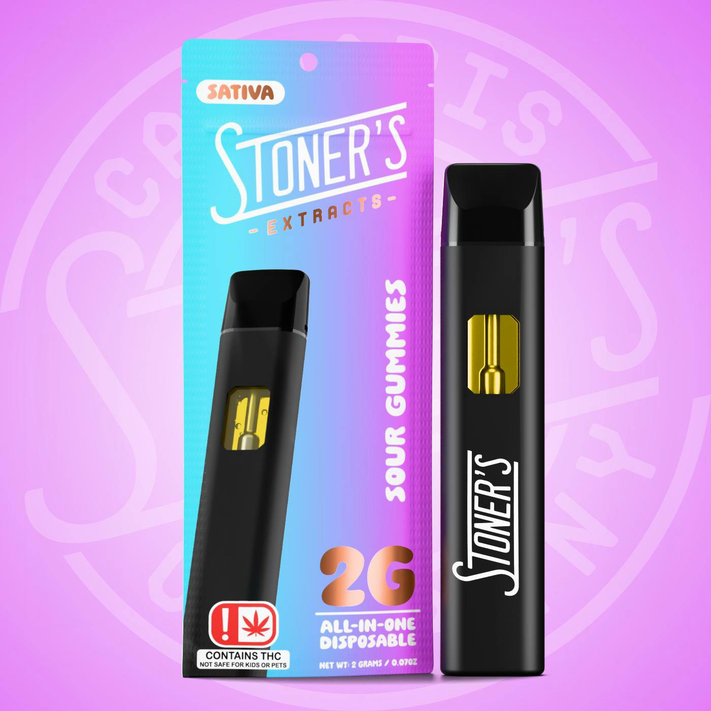 Stoners - Sour Gummies (S) - 2g All in One Disposable