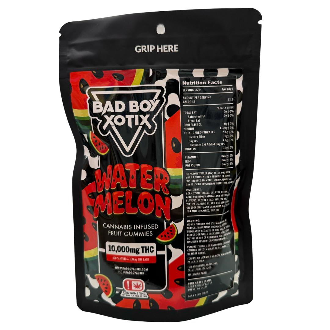 Bad Boy Xotix - Strawberry - 10,000mg Gummies (50ct)