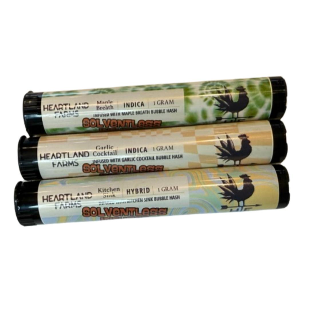 Heartland - Maple Breath (I) - 1g Bubble Hash Infused Pre Roll