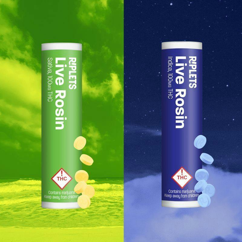 SATIVA - LIVE ROSIN RIPLETS - 100MG