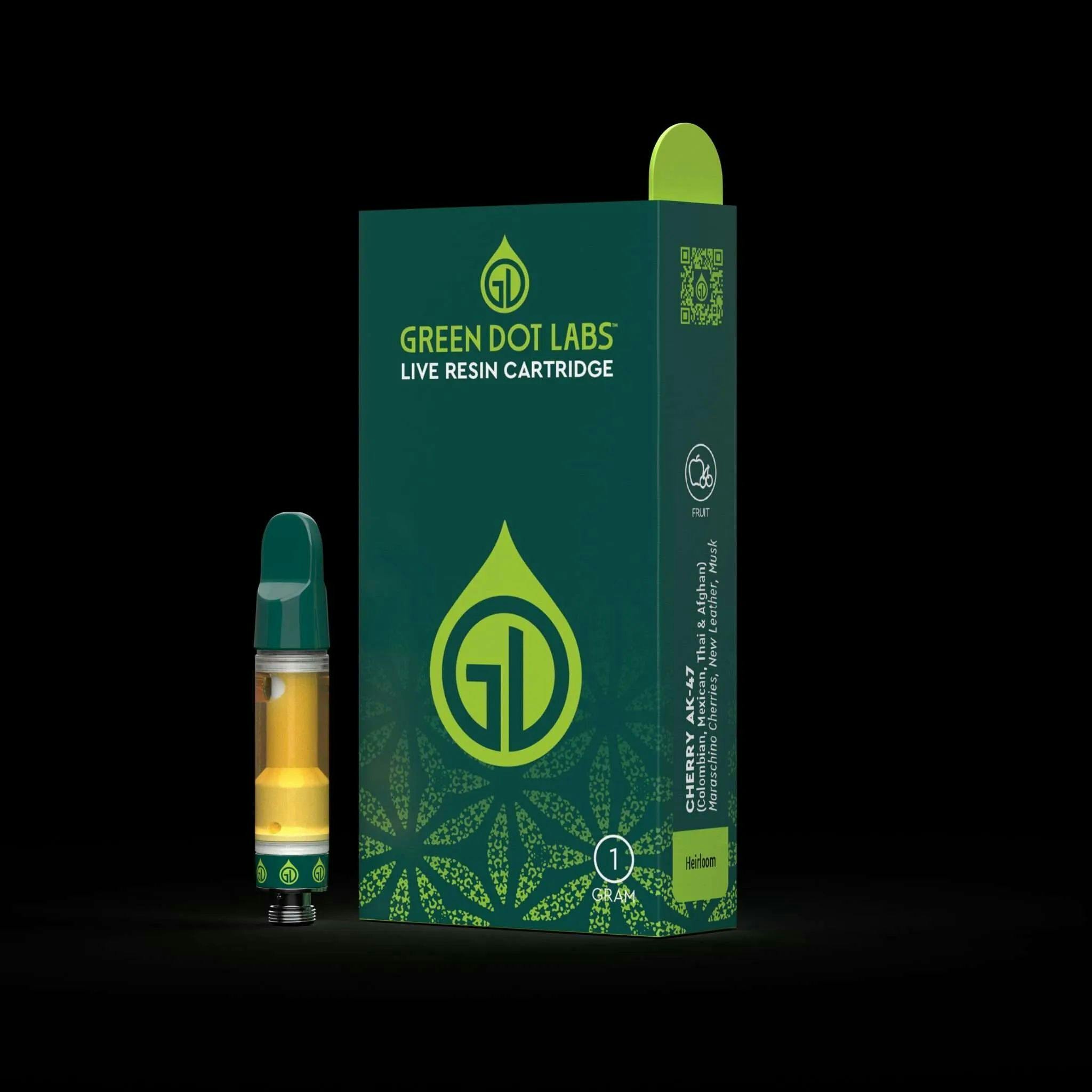 GREEN DOT LABS - GARLIC GROVE X SECRET KUSH MINTS - LIVE RESIN - CART - 1G