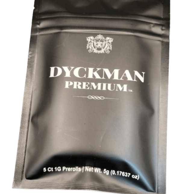 DYCKMAN PREMIUM | INDICA BLEND 5PK PRE ROLLS | 5G