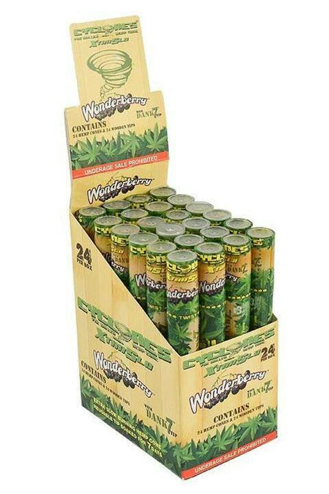 CYCLONES HEMP WRAPS CONE- Wonderberry