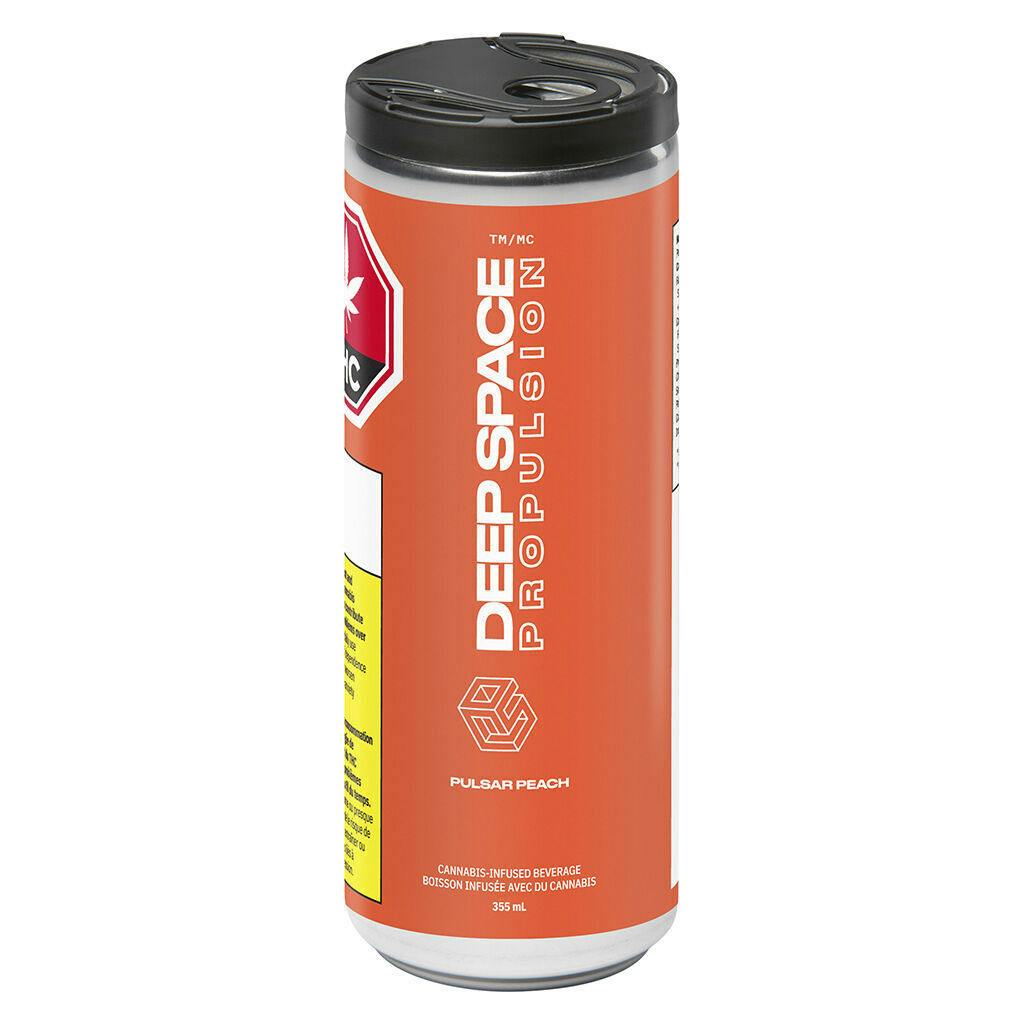 Deep Space Propulsion - Pulsar Peach THC + CBG + Caffeine - 355ml