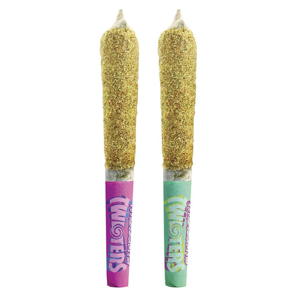 RIZZLERS - Twisters - Passion Plunge & Lime Frizz Infused Pre-Roll - 2x0.5g