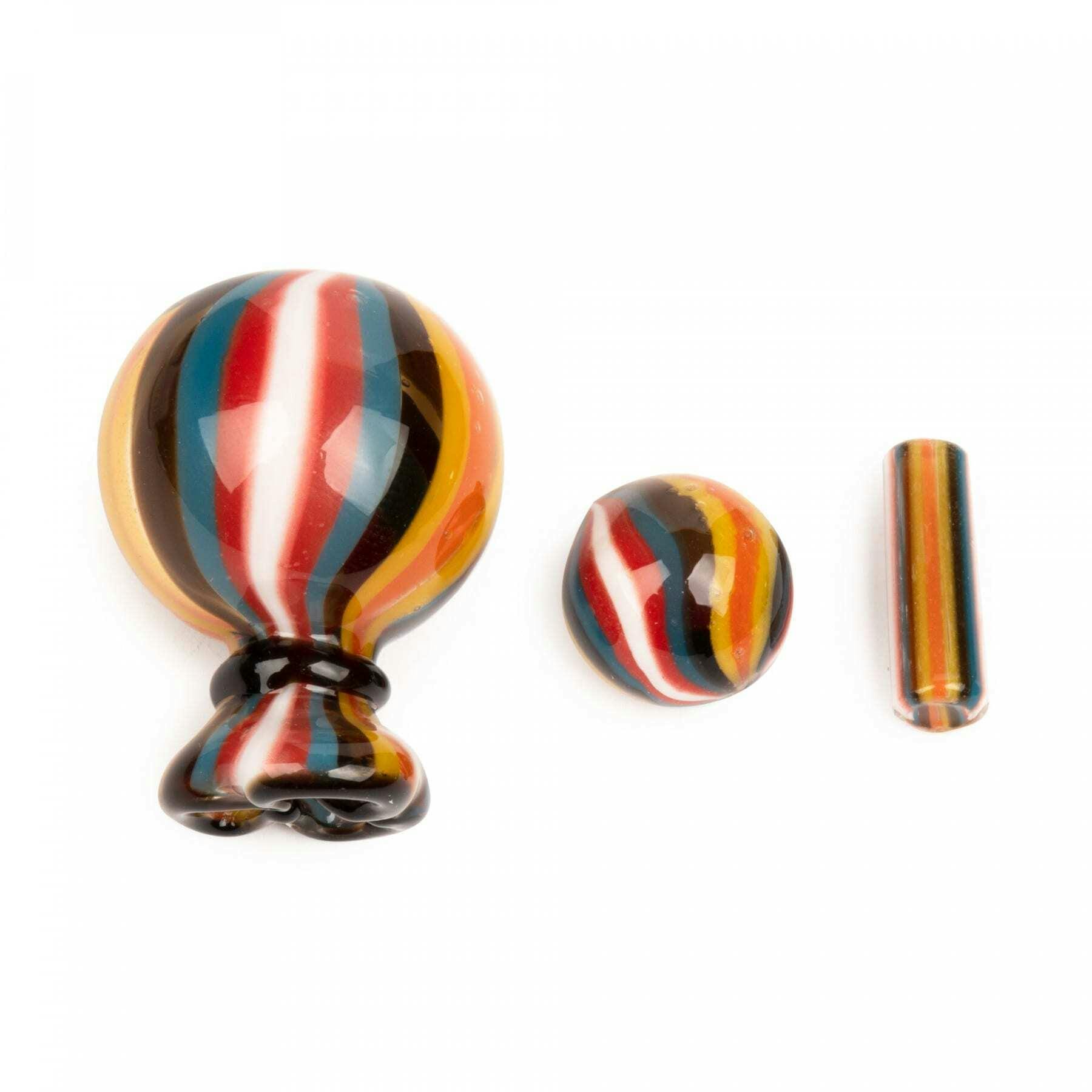 Money Bag Terp Slurper Heat Bead & Cap Set - Assorted Colours