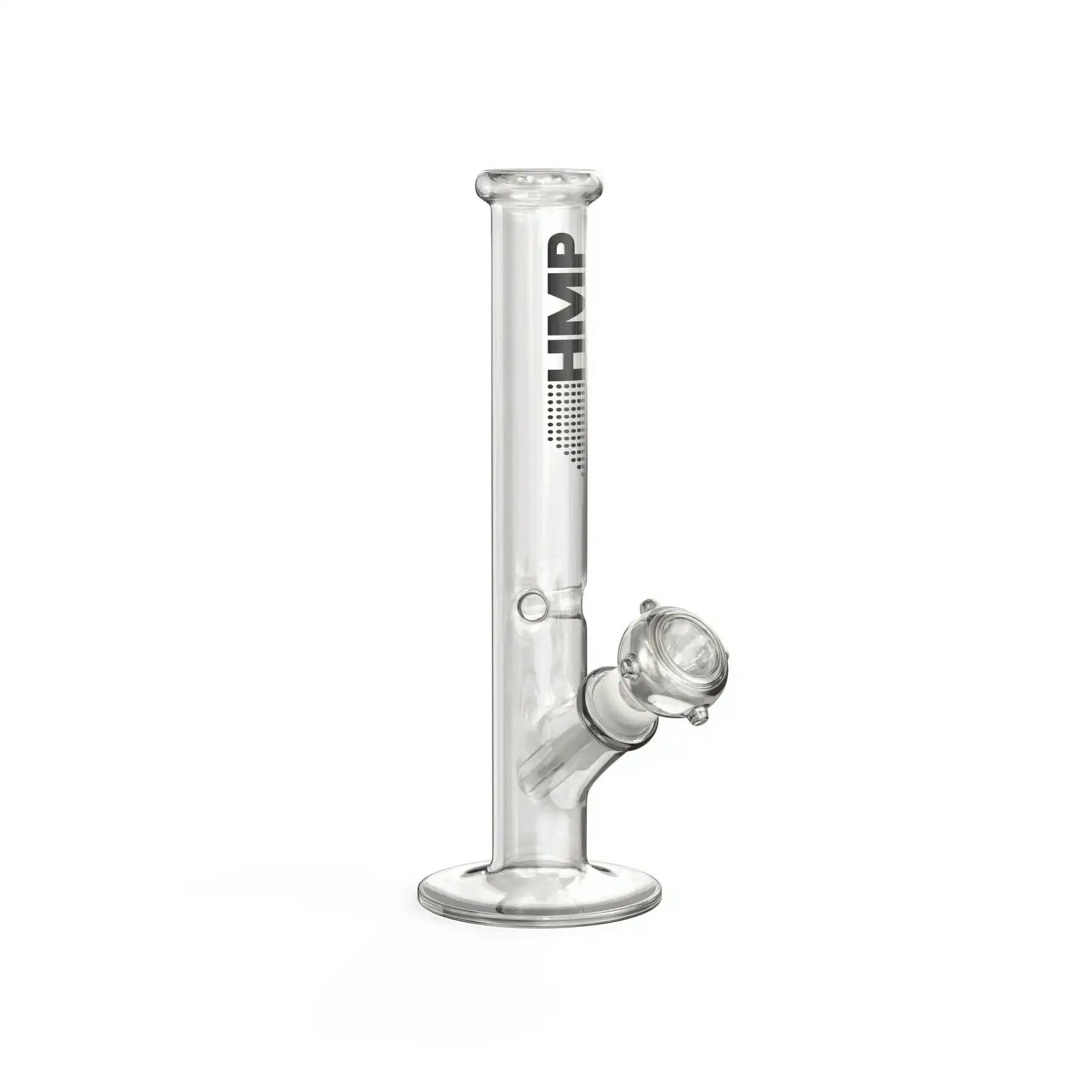 12" Straight Glass Bong - HMP - Clear