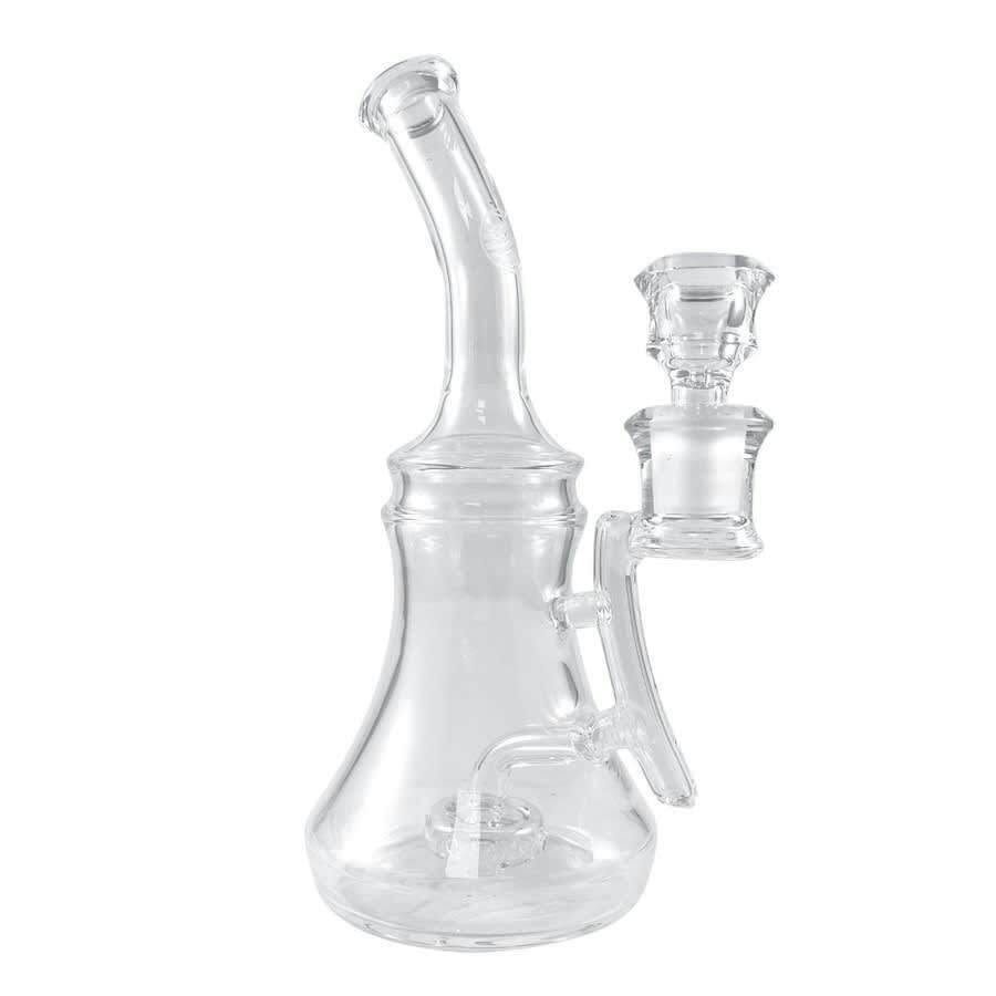9" Ripple Dab Rig by Nami Glass-Clear