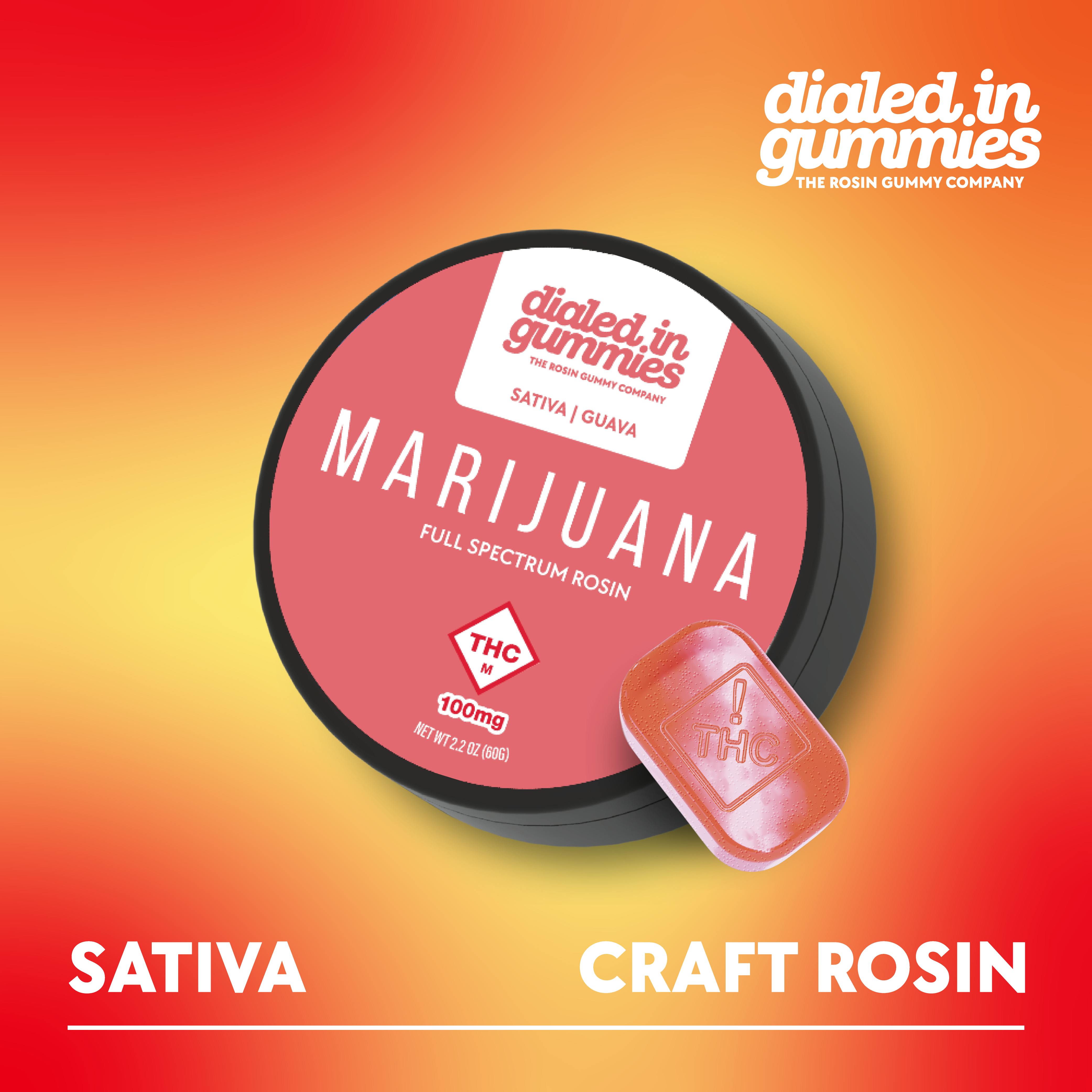 100MG GUAVA ROSIN GUMMIES
