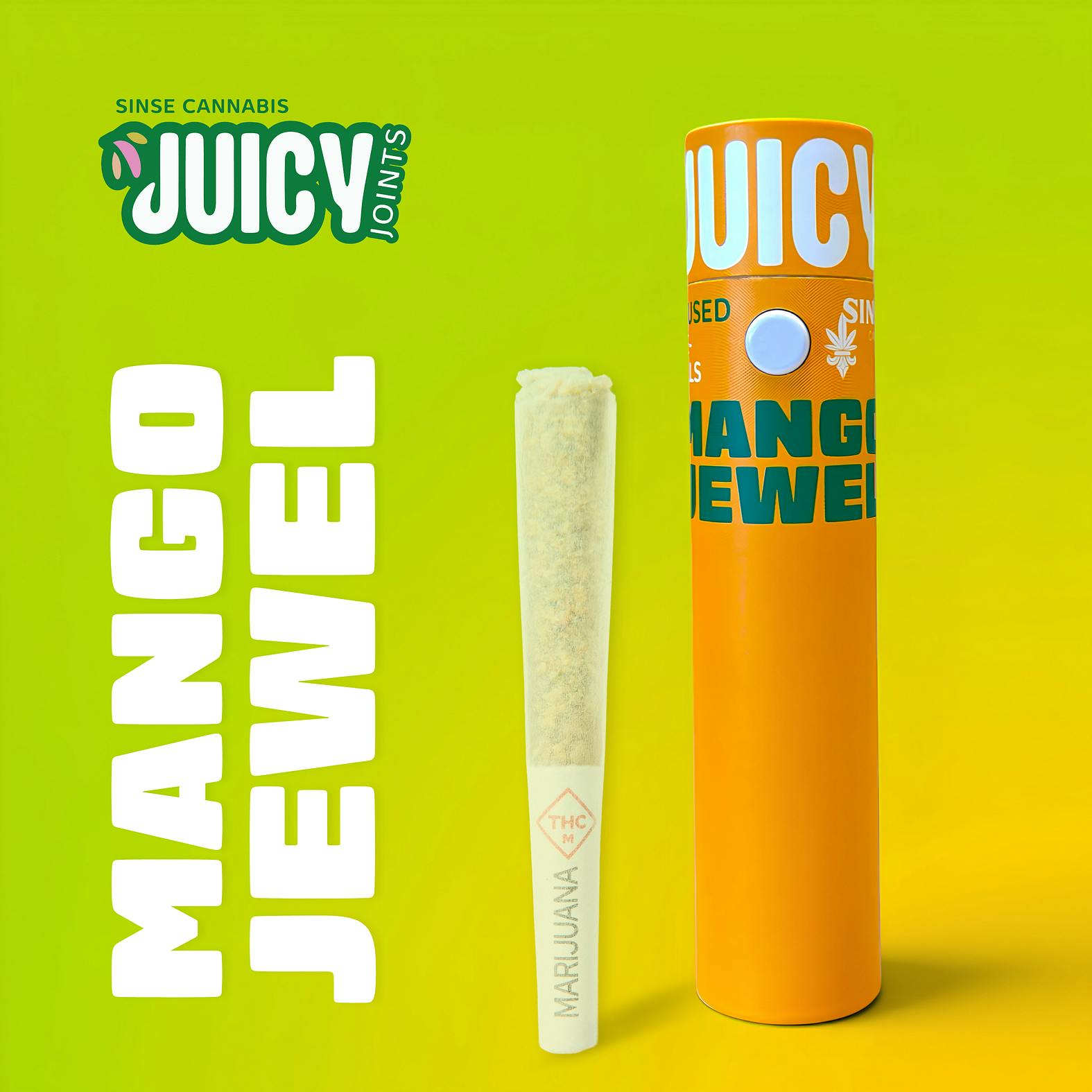 0.5G MANGO JEWEL INFUSED JUICY J PREROLLS 5PK