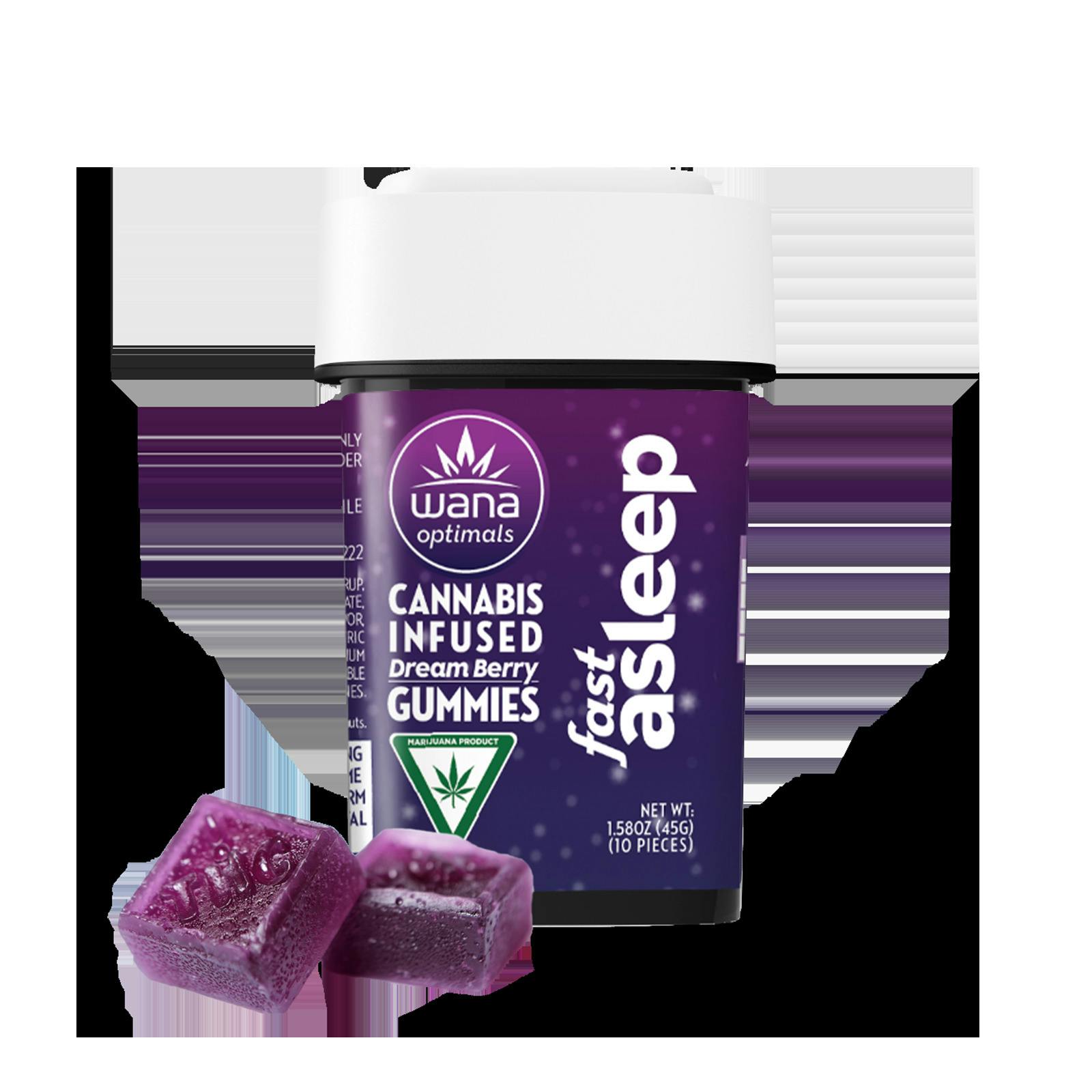 Dream Berry Gummies 1:5:1:1 - Quick (2mg THC Each |20mg THC Total)